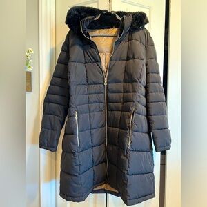 Calvin Klein Black Puffer Coat